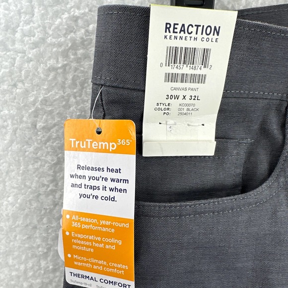 Kenneth Cole Reaction, Men’s Slim-Fit Techni-Cole Pants, 30Wx32L - Picture 3 of 9
